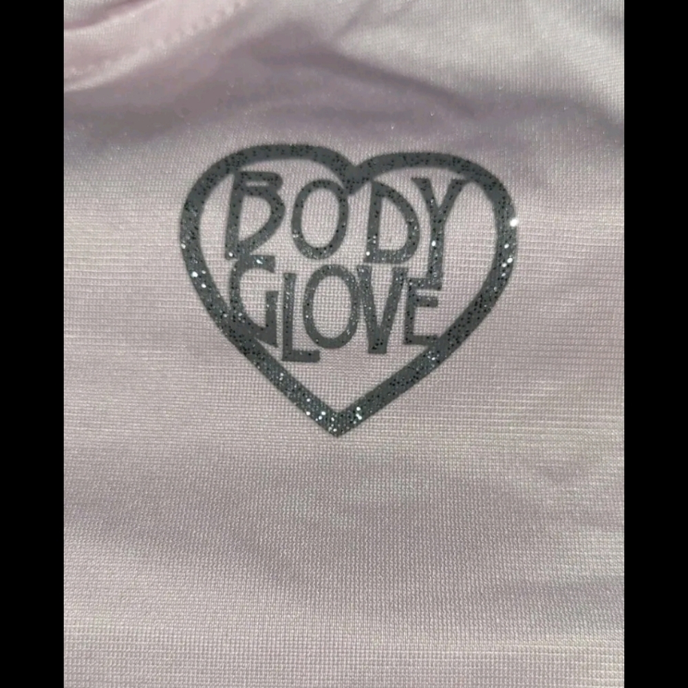 Girls Size 7 Pink Gray lightweight Body glove Jacket Hooded Back To School